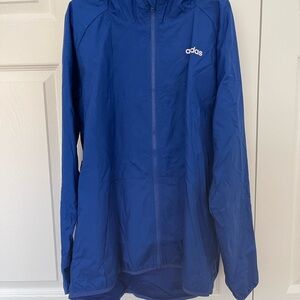 Adidas Royal Blue Hooded Jacket